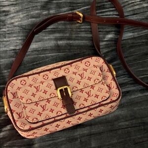 Louis Vuitton Pink and Brown Crossbody Bag